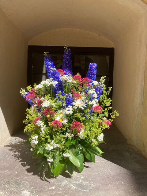 2023 Krumau Blumen im Schloss